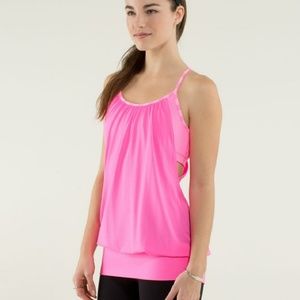 Lululemon pink No Limits tank 6